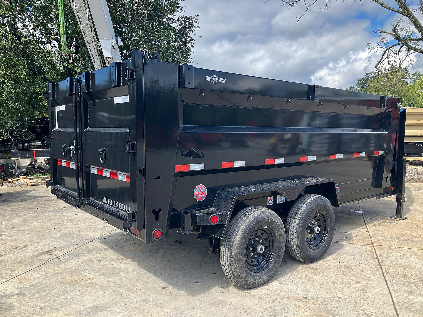 New 2026-Iron-Bull-Trailers-7×14-3ft-Tele-14k-7-Ton-Gooseneck-Dump-Trailer-D14K7143TGI