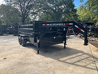 New 2026-Iron-Bull-Trailers-7×14-3ft-Tele-14k-7-Ton-Gooseneck-Dump-Trailer-D14K7143TGI