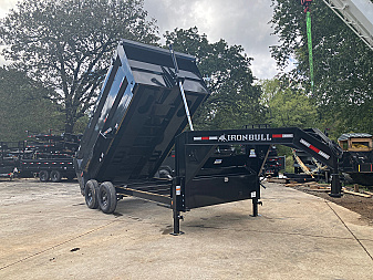 New 2026-Iron-Bull-Trailers-7×14-3ft-Tele-14k-7-Ton-Gooseneck-Dump-Trailer-D14K7143TGI