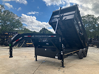New 2026-Iron-Bull-Trailers-7×14-3ft-Tele-14k-7-Ton-Gooseneck-Dump-Trailer-D14K7143TGI