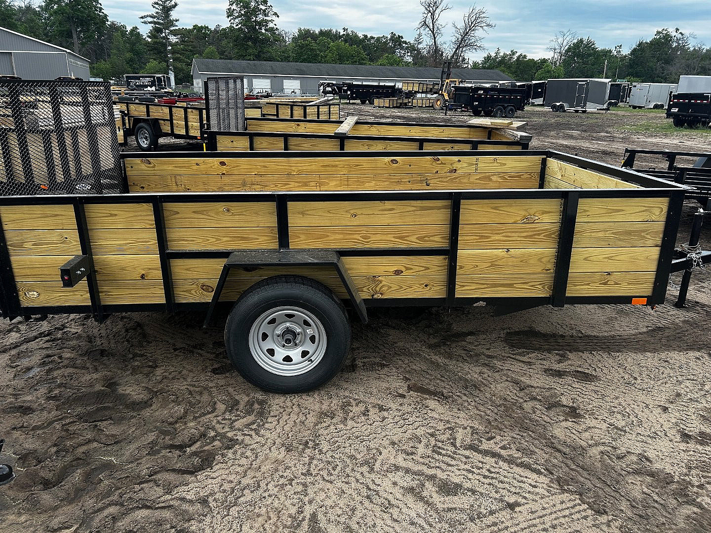 New 2025 AMO 3K 6X12 WOODSIDE Utility Trailer