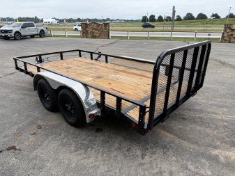 New 2026 PJ 83"x14' Tandem Axle Utility Trailer - UL
