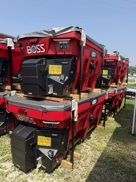 New 2026 BOSS 3 cu yd Poly (VBX9000+) Hopper Salt Spreader