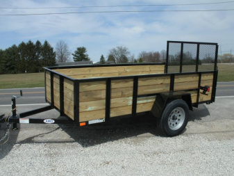 New 2026 AMO 5x10WG - Wood Side with Gate Utility Trailer