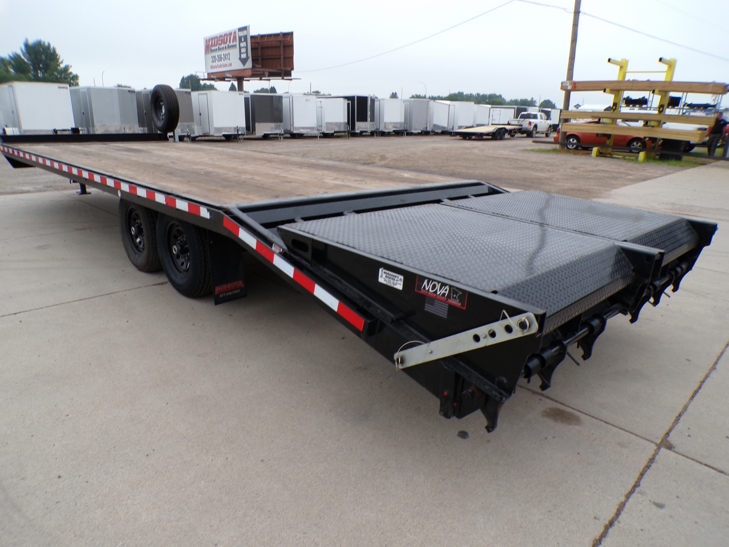 Used 2020 Midsota Nova ETO 26 15.4K Deckover Trailer - 663