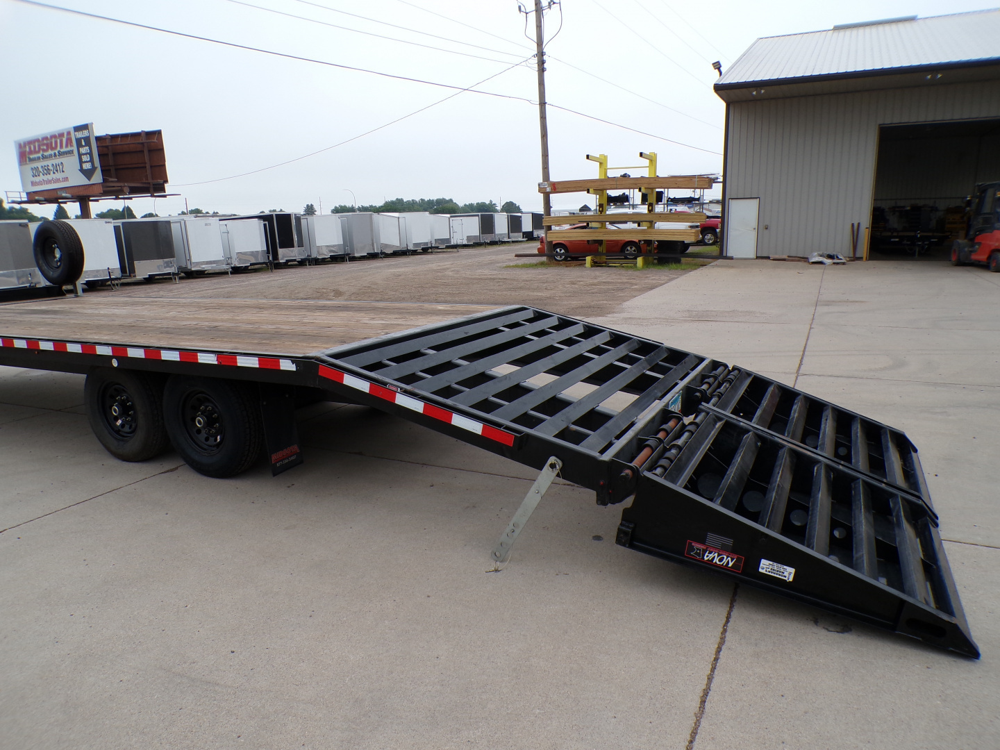 Used 2020 Midsota Nova ETO 26 15.4K Deckover Trailer - 663