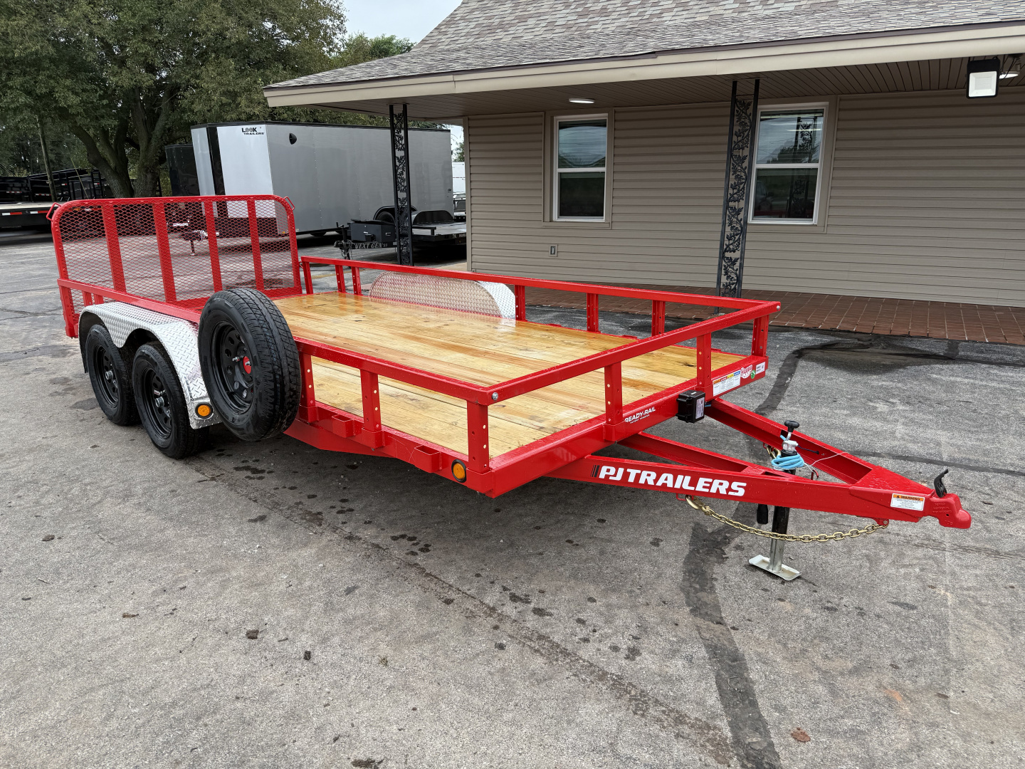 New 2026 PJ 83"x16' Tandem Axle Utility Trailer - UL