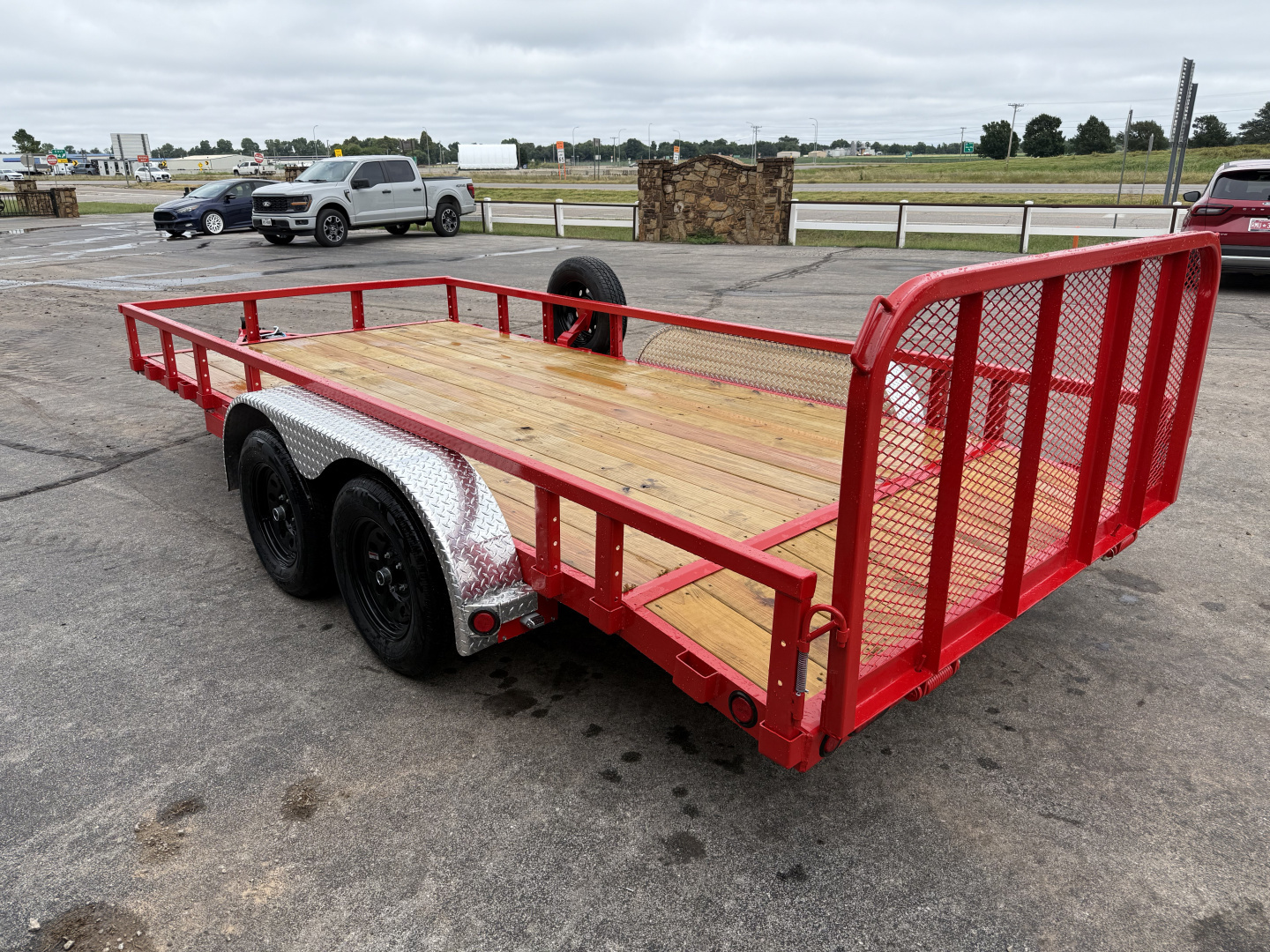 New 2026 PJ 83"x16' Tandem Axle Utility Trailer - UL