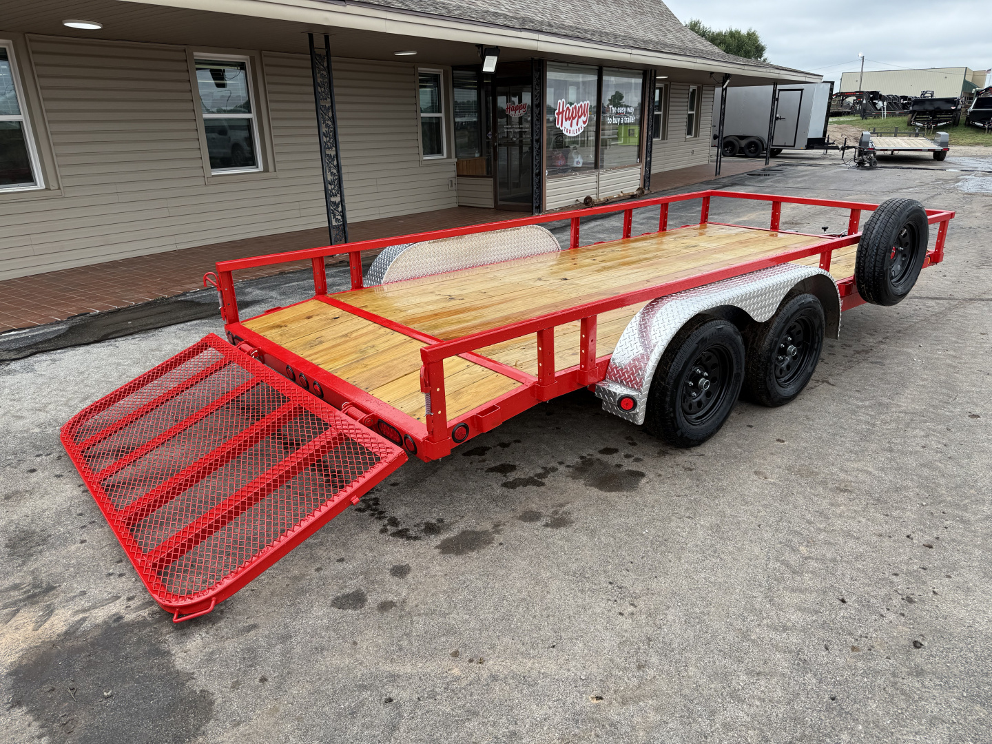 New 2026 PJ 83"x16' Tandem Axle Utility Trailer - UL