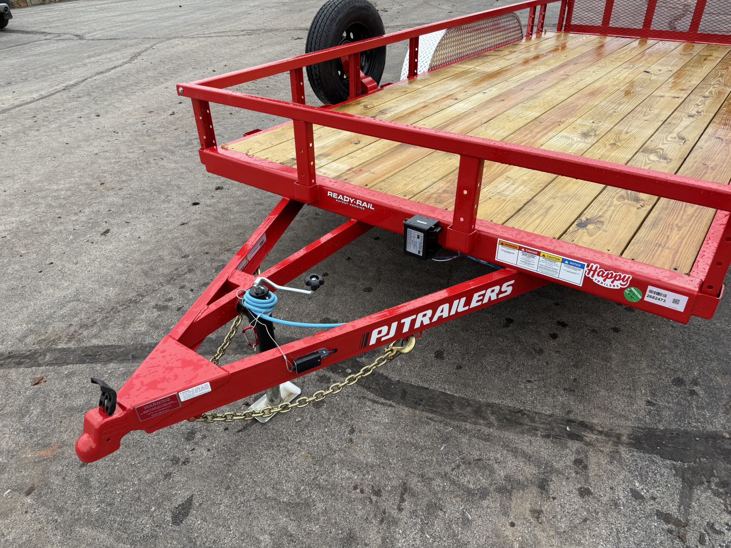 New 2026 PJ 83"x16' Tandem Axle Utility Trailer - UL