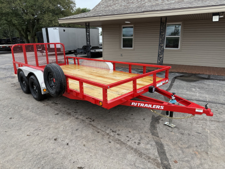 New 2026 PJ 83 x16' Tandem Axle Utility Trailer - UL