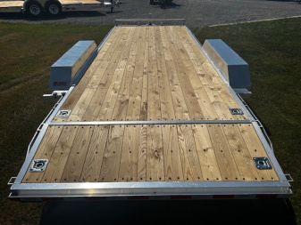 New 2026 Enbeck 18' All Aluminum Car Hauler/Equipment Hauler Equipment Trailer