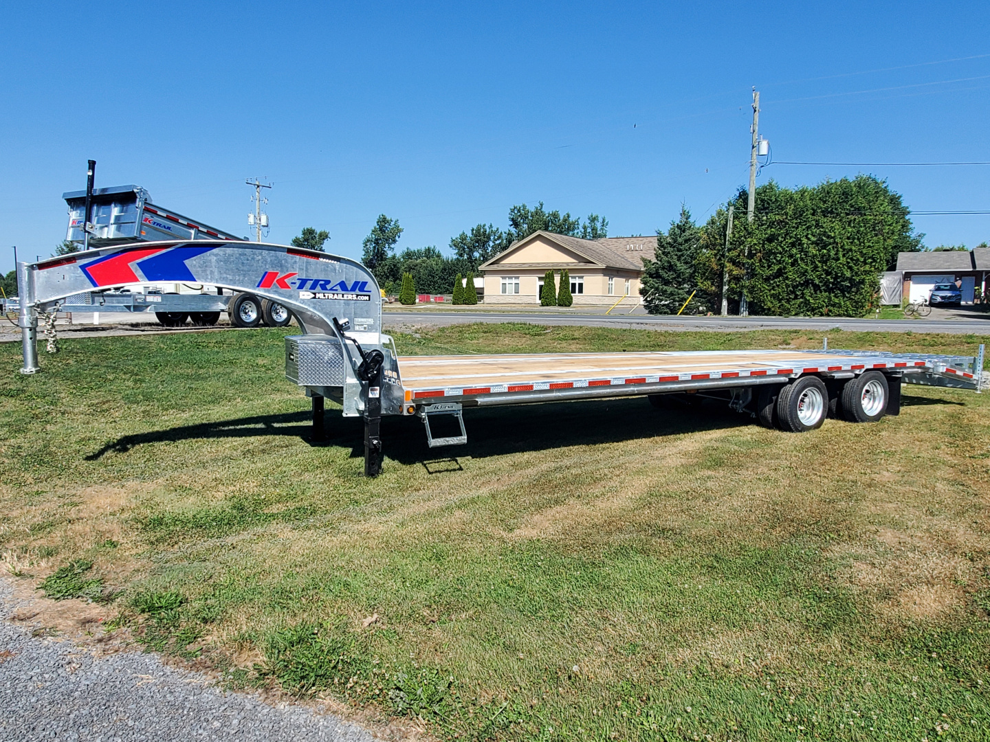 New 2026 K-Trail 25 + 5 30K Gooseneck Equipment Trailer