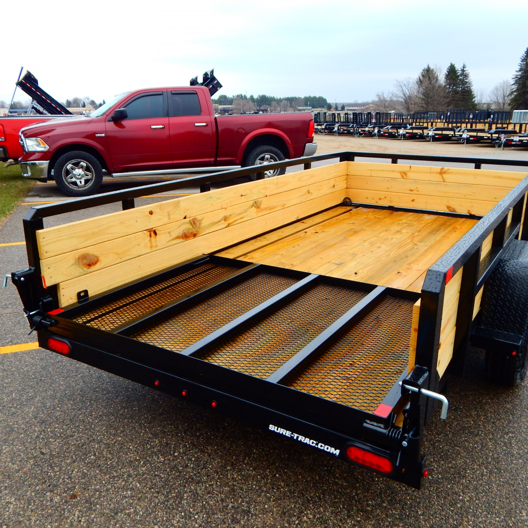 New 2025 Sure-Trac 6x12 3k 3 Board Utility Trailer