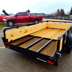 New 2025 Sure-Trac 6x12 3k 3 Board Utility Trailer