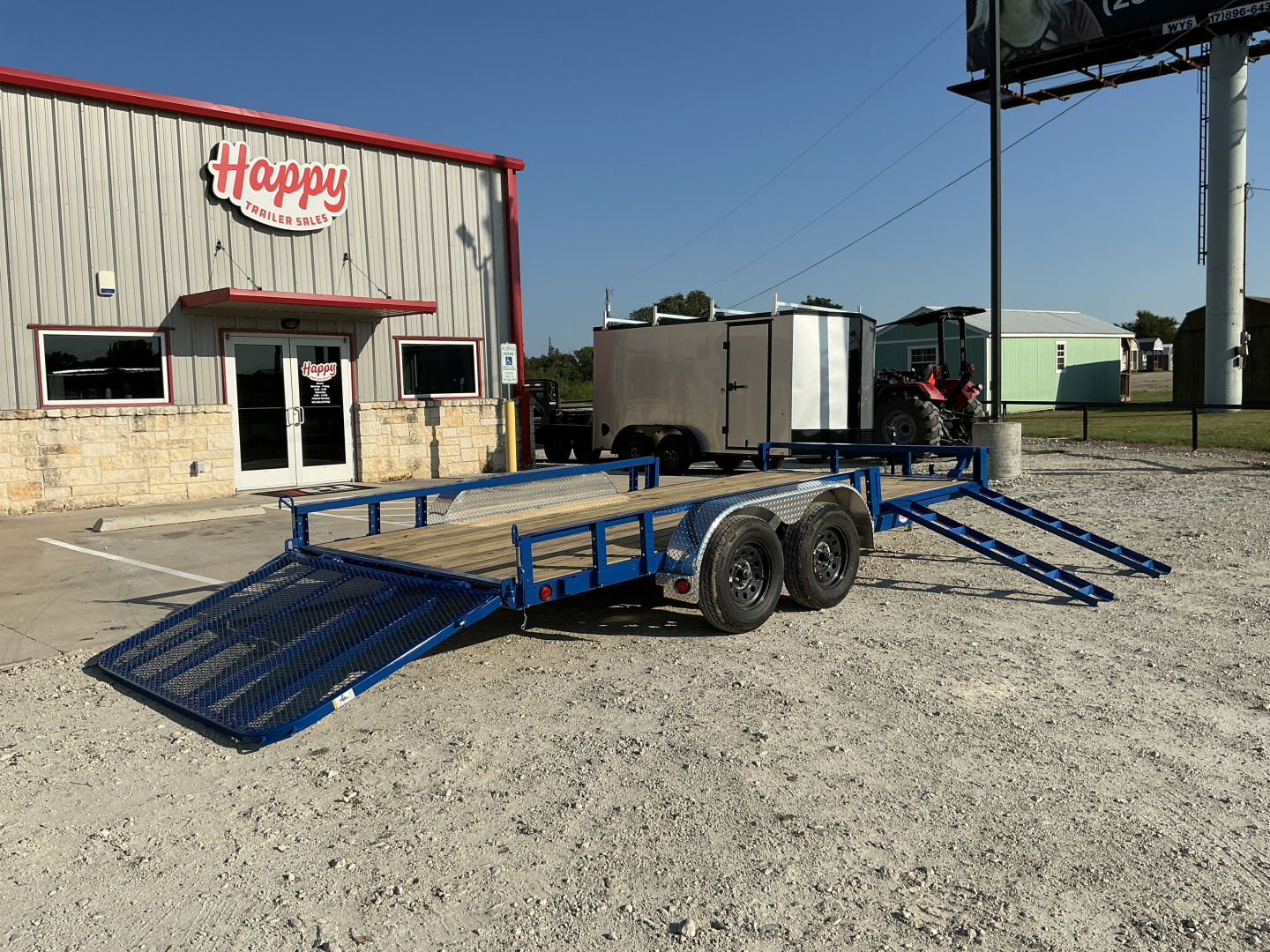 New 2026 PJ 83"x16' Tandem Axle Utility Trailer - UL