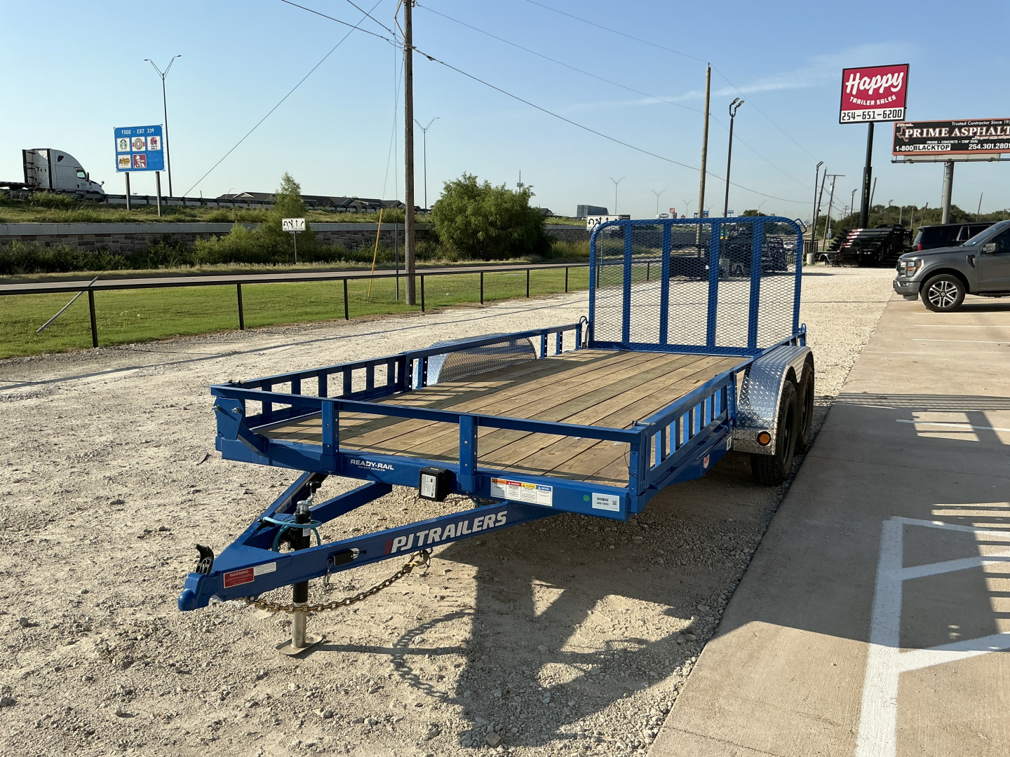New 2026 PJ 83"x16' Tandem Axle Utility Trailer - UL