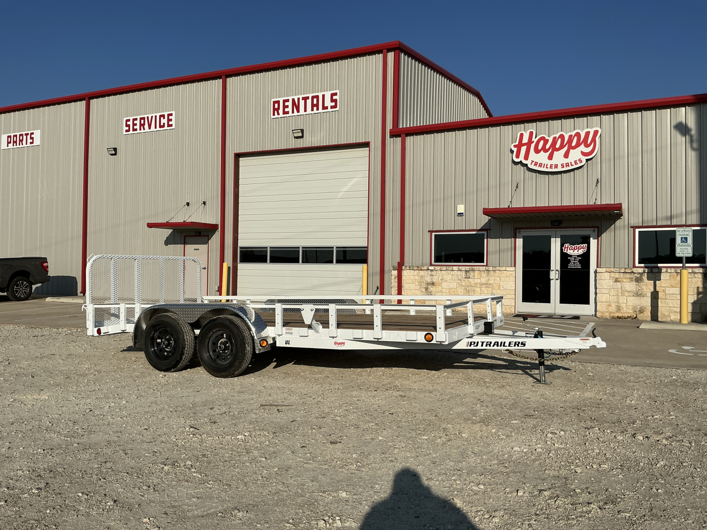 New 2026 PJ 83"x16' Tandem Axle Utility Trailer - UL