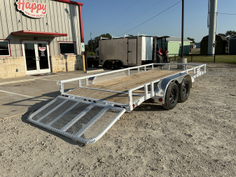 New 2026 PJ 83"x16' Tandem Axle Utility Trailer - UL