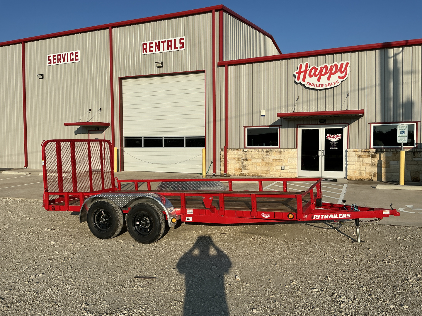 New 2026 PJ 83"x16' Tandem Axle Utility Trailer - UL