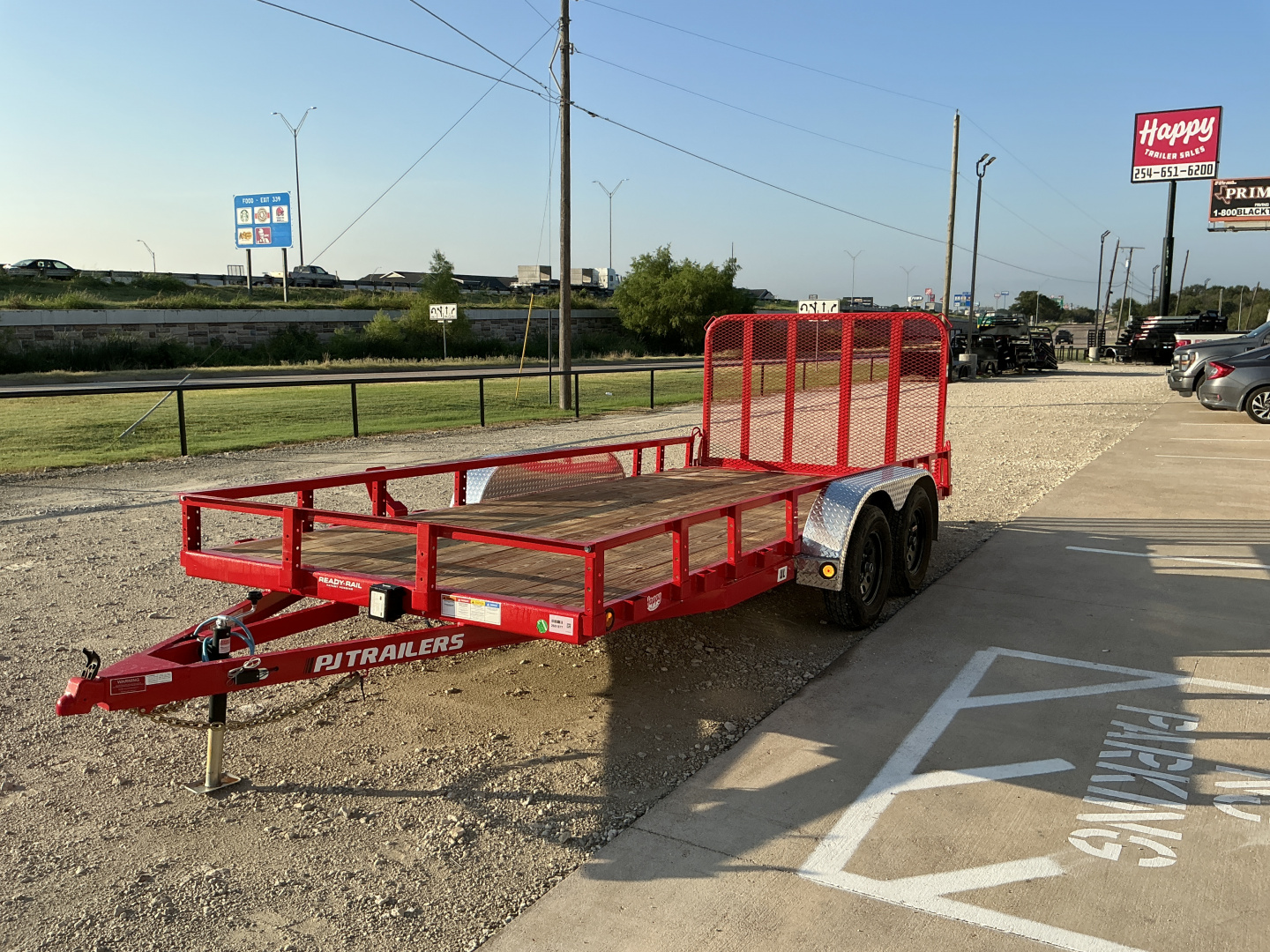 New 2026 PJ 83"x16' Tandem Axle Utility Trailer - UL