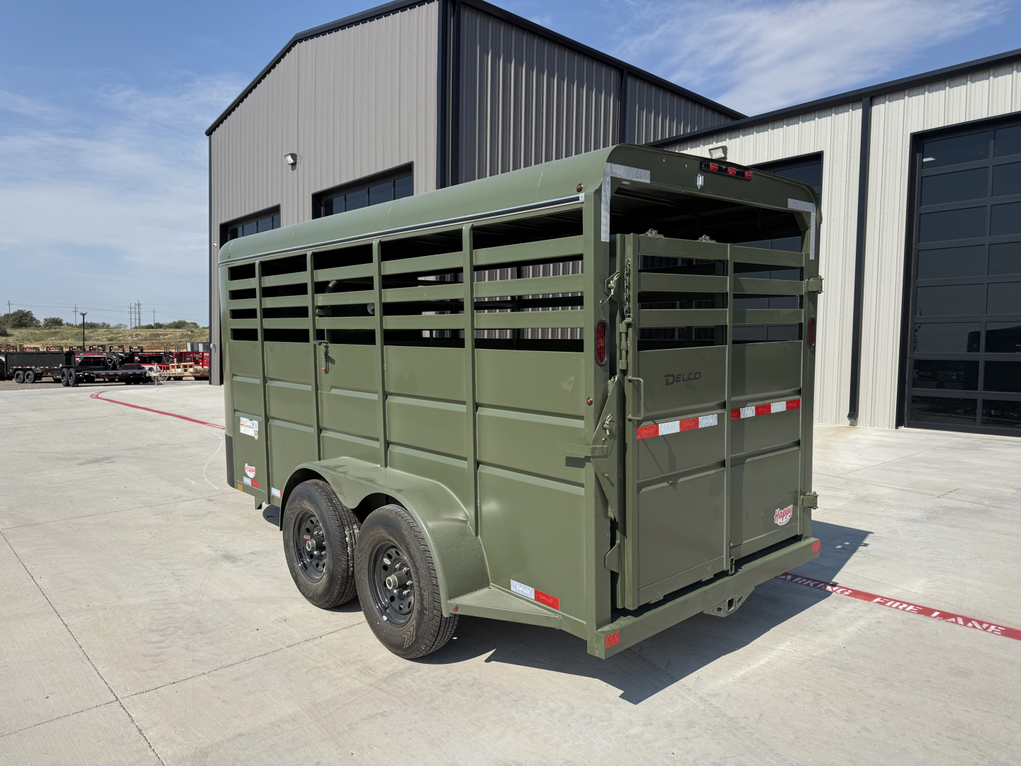 New 2026 Delco 6'x16' BP Livestock Trailer - S6