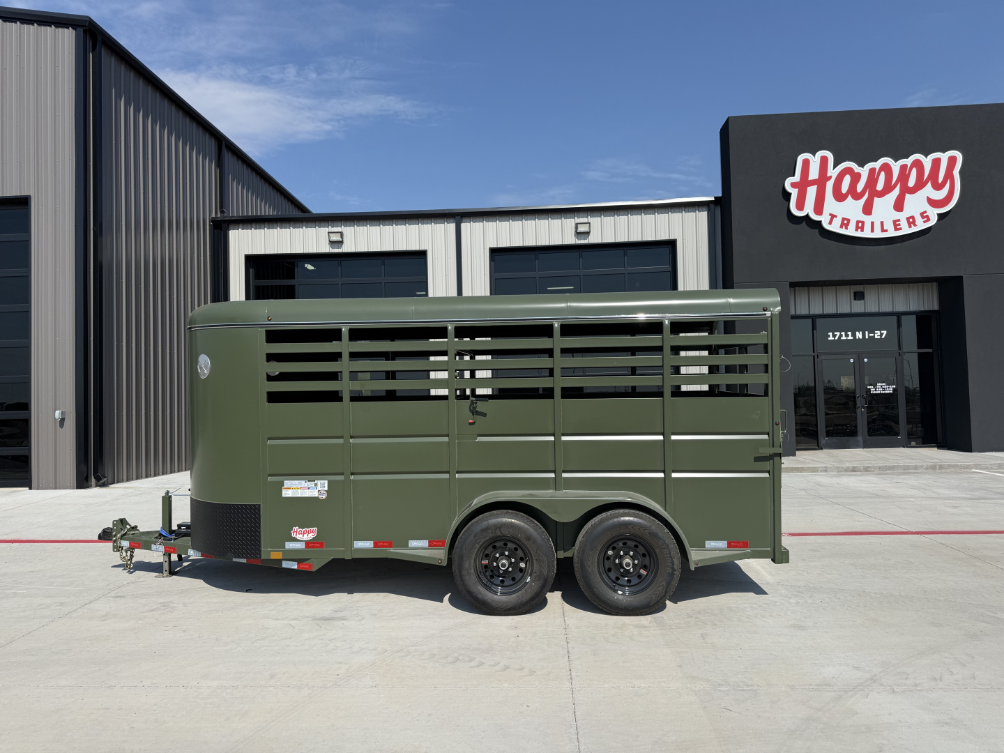 New 2026 Delco 6'x16' BP Livestock Trailer - S6