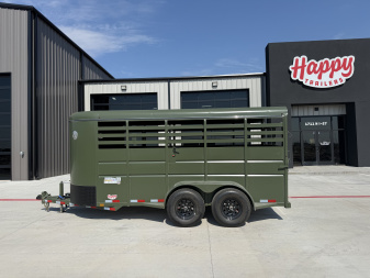 New 2026 Delco 6'x16' BP Livestock Trailer - S6