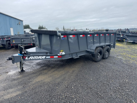 New 2026 Lamar Trailers 83  x 16' - 14K DUMP Dump Trailer 36  SIDES