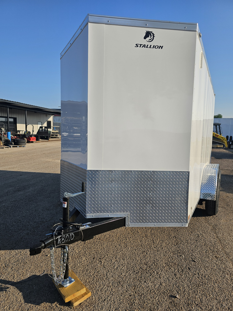 New 2026 Stallion Manufacturing LLC 6X12 TA Cargo / Enclosed Trailer