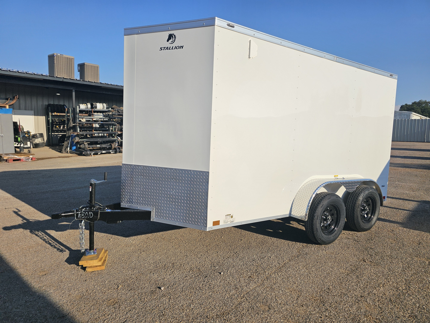 New 2026 Stallion Manufacturing LLC 6X12 TA Cargo / Enclosed Trailer