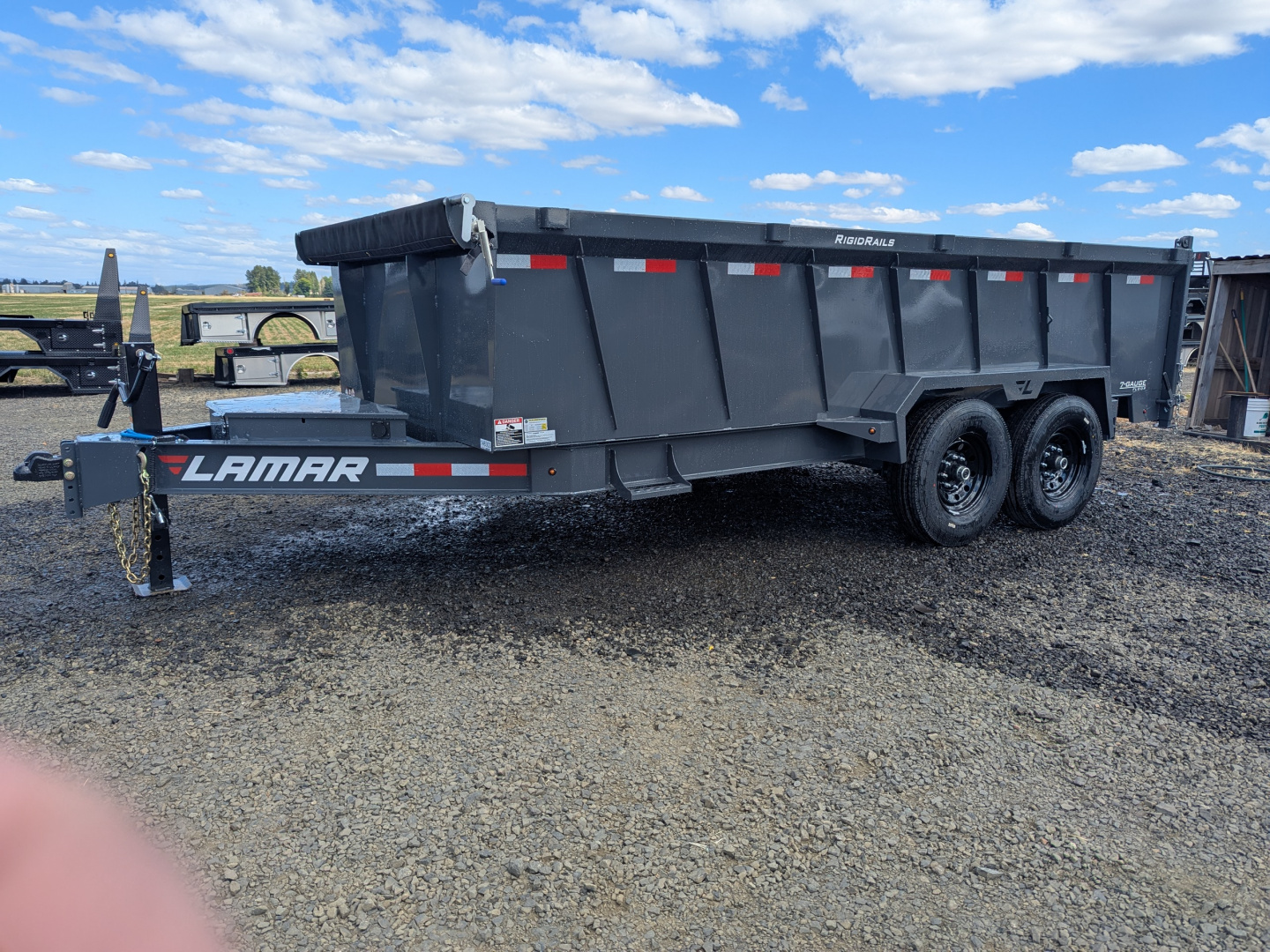 New 2025 LAMAR TRAILERS 83" x 16' -14K Dump Trailer 36" SIDES