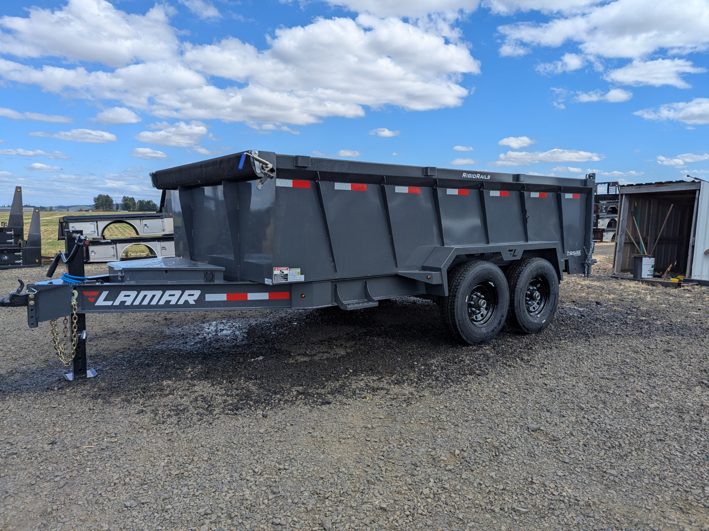 New 2025 LAMAR TRAILERS 83" x 14' - 14K Dump Trailer 36" SDIES