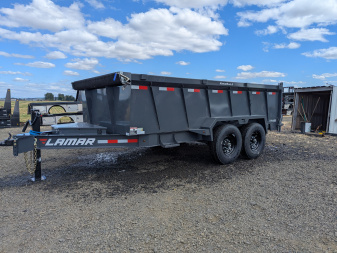New 2025 LAMAR TRAILERS 83  x 14' - 14K Dump Trailer 36  SDIES