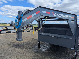 New 2026 LAMAR TRAILERS 83" x 14' - 14k Dump Trailer GOOSENECK 36" SIDES