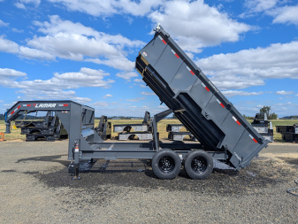 New 2026 LAMAR TRAILERS 83" x 14' - 14k Dump Trailer GOOSENECK 36" SIDES