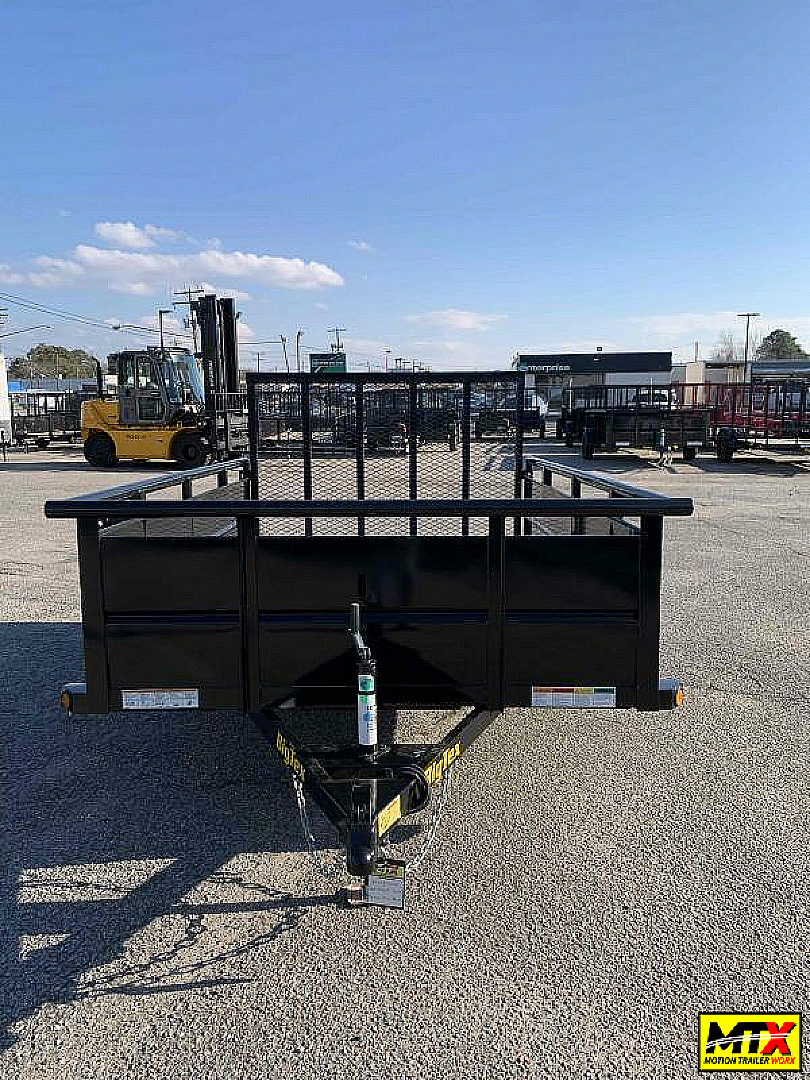 New 2026 Big Tex Trailers 6x12 35SV w/ Solid Sides & 4' Spring Assist Gate Utility Trailer
