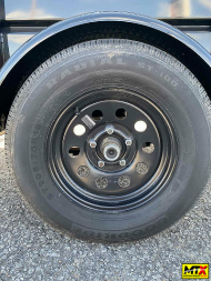 New 2026 Big Tex Trailers 6x12 35SV w/ Solid Sides & 4' Spring Assist Gate Utility Trailer