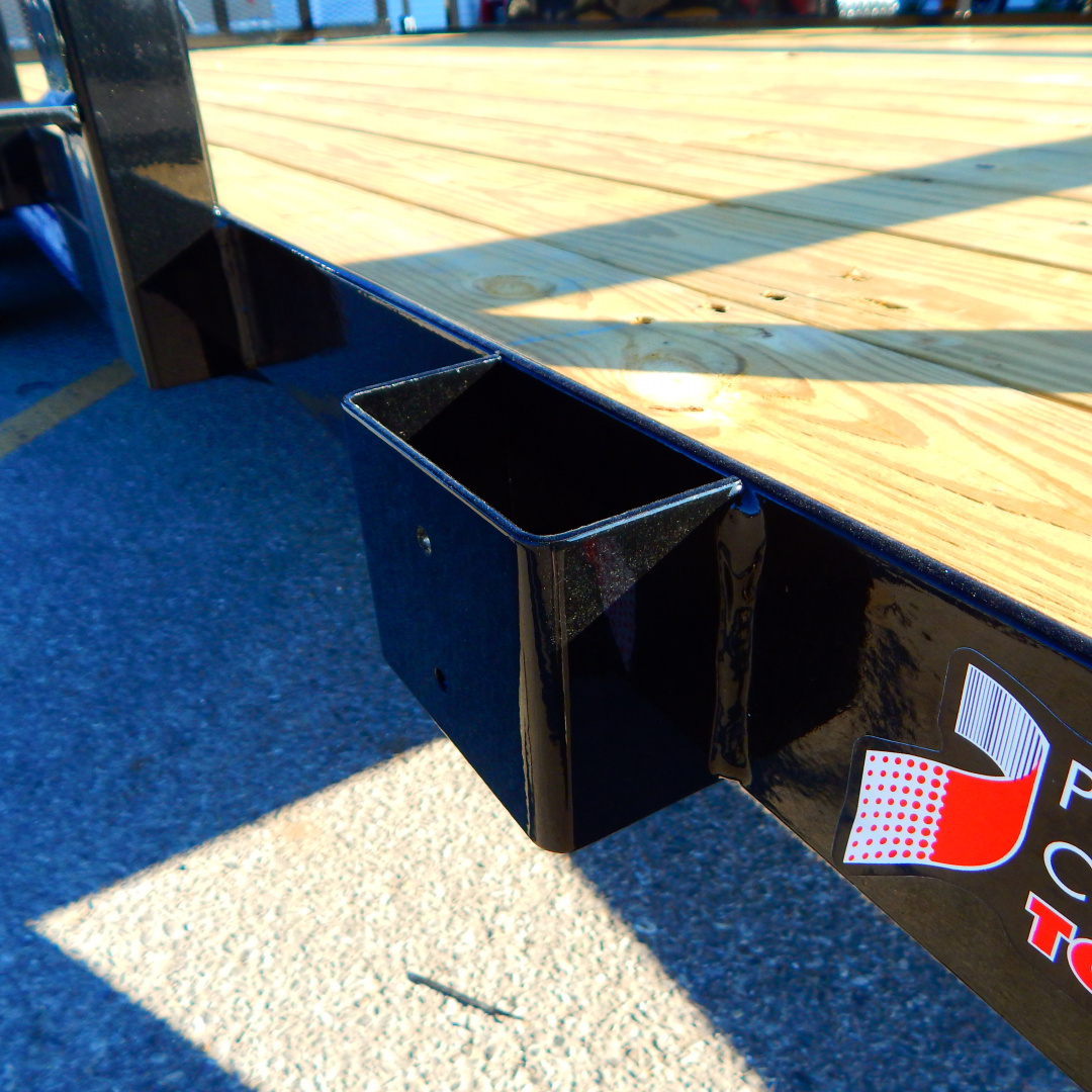 New 2026 Sure-Trac 7x16 7k Tube Top Utility Trailer