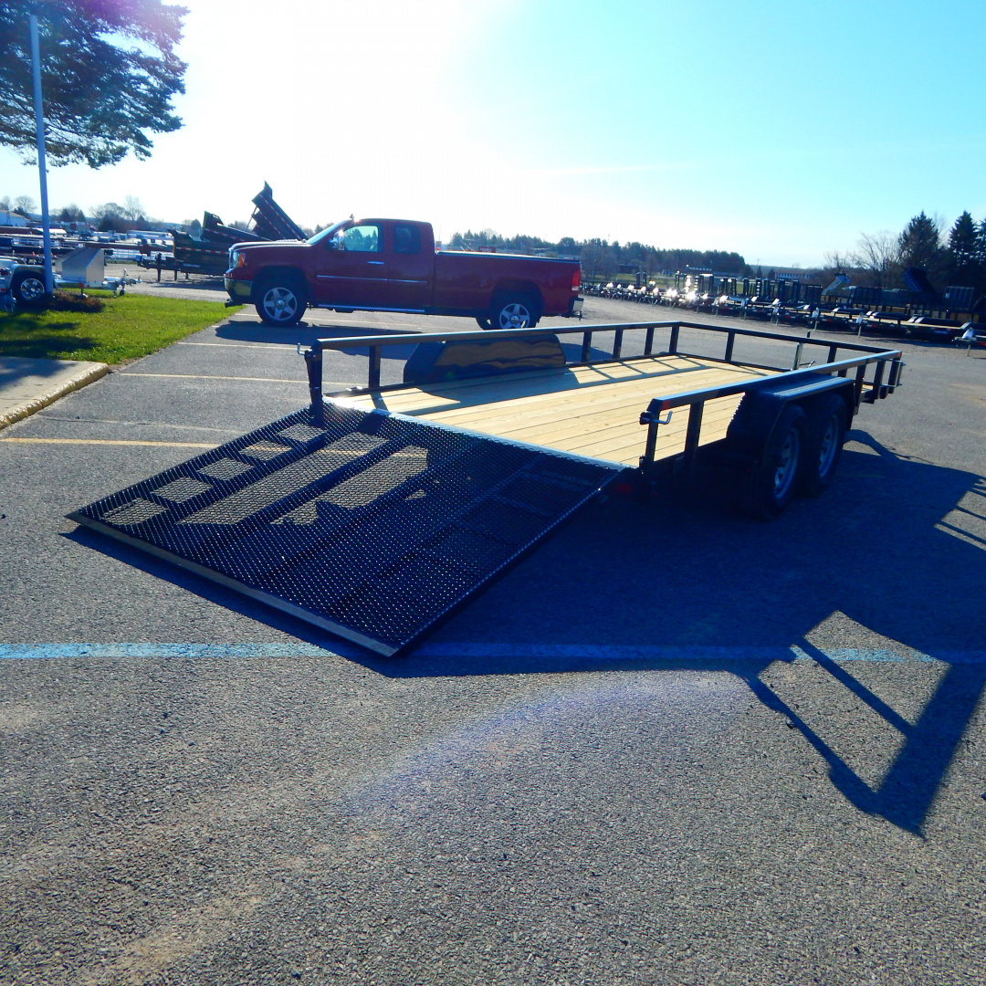 New 2026 Sure-Trac 7x16 7k Tube Top Utility Trailer