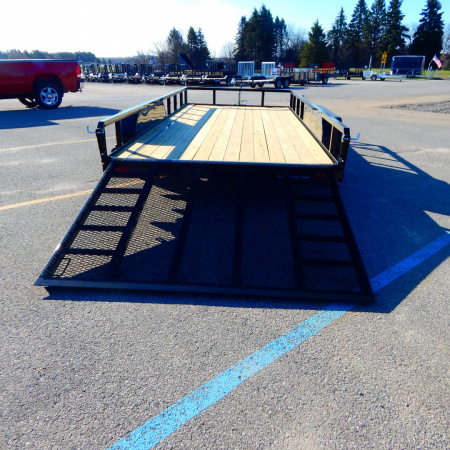 New 2026 Sure-Trac 7x16 7k Tube Top Utility Trailer