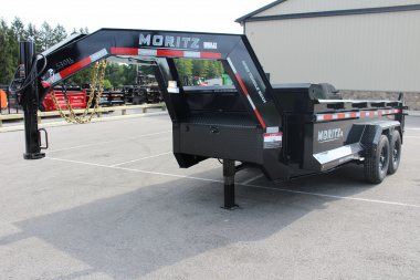 New 2025 Moritz 6' 10  x 14' Heavy Commercial DLH Series Dump Trailer - 14000# GVW