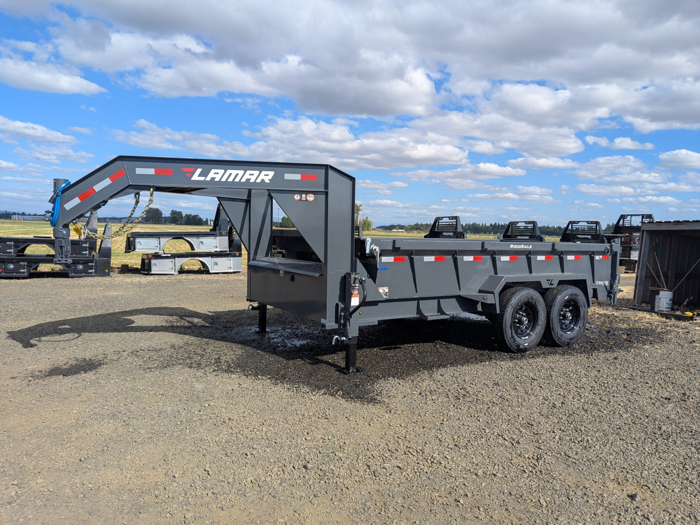 New 2026 LAMAR TRAILERS 83" x 14' - 14K Dump Trailer 24" SIDES
