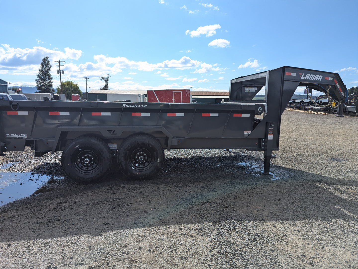 New 2026 LAMAR TRAILERS 83" x 14' - 14K Dump Trailer 24" SIDES