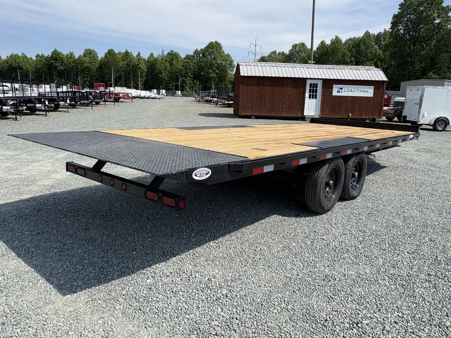 New 2026 Down 2 Earth Trailers 22ft Deckover Tilt Trailer