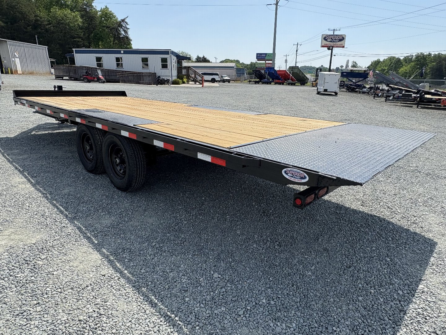 New 2026 Down 2 Earth Trailers 22ft Deckover Tilt Trailer