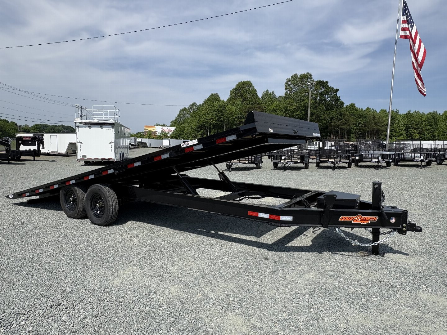 New 2026 Down 2 Earth Trailers 22ft Deckover Tilt Trailer