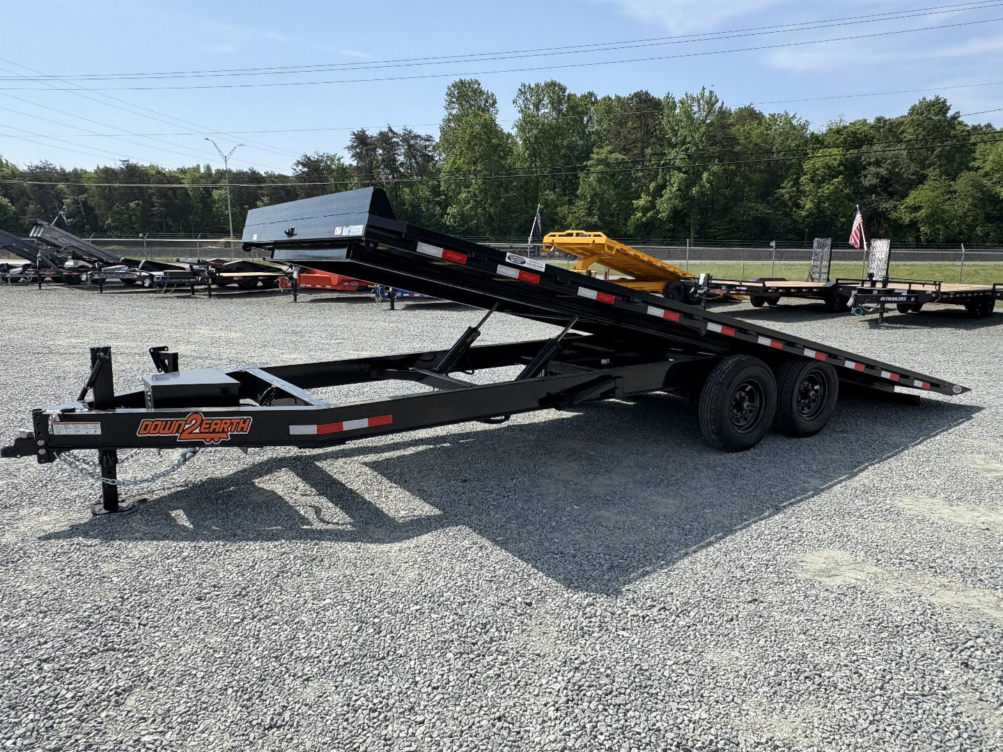 New 2026 Down 2 Earth Trailers 22ft Deckover Tilt Trailer