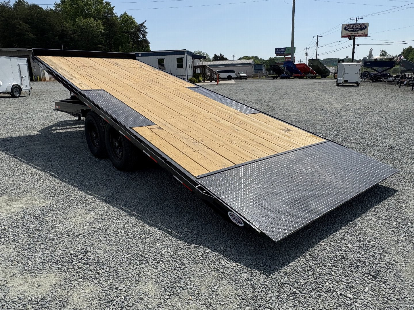 New 2026 Down 2 Earth Trailers 22ft Deckover Tilt Trailer