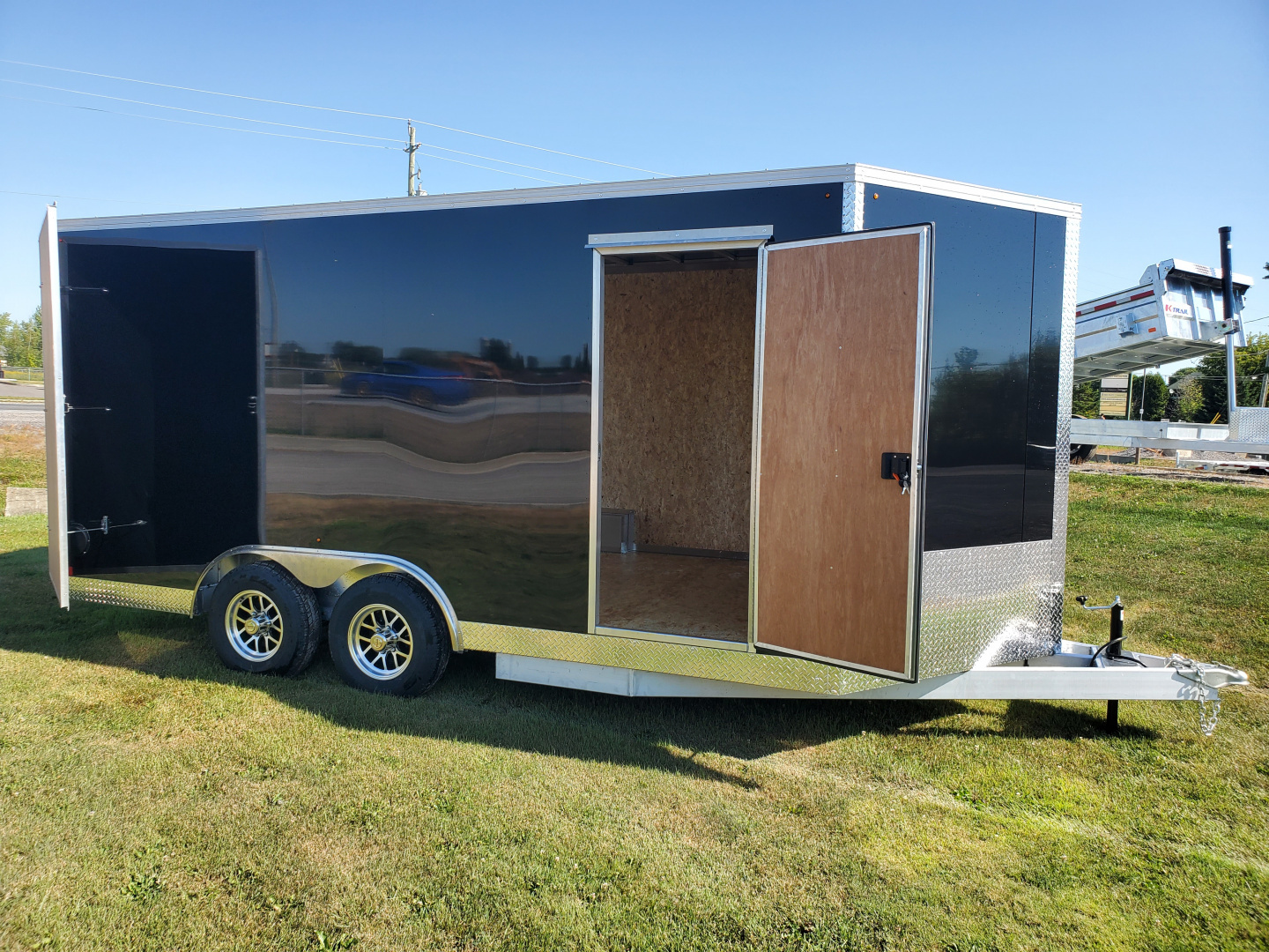New 2025 ML Trailers Canadian Made 8.5'x16' 5 Ton Contractor Trailer